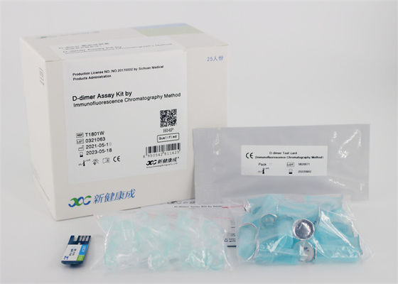 0.1mg/καρδιακό Dimer 5minutes Δ ανοσοφθορισμού εξαρτήσεων δοκιμής δεικτών Λ