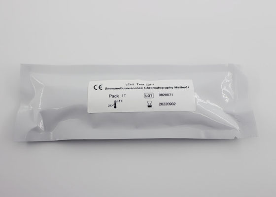 Αίμα μια γρήγορη δοκιμή IVD, Troponin Τ 8Min Combo γρήγορη εξάρτηση βημάτων δοκιμής